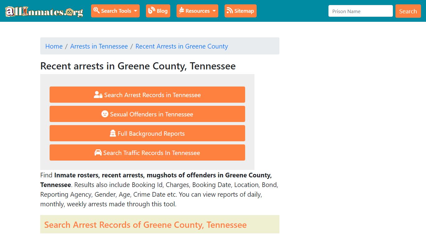 Recent arrests in Greene County, Tennessee | Mugshots, Rosters, Inmates ...